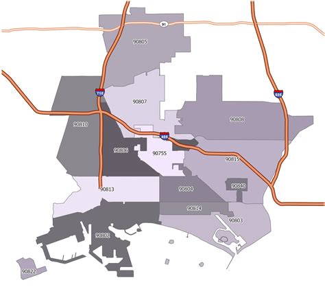 La Map With Zip Codes