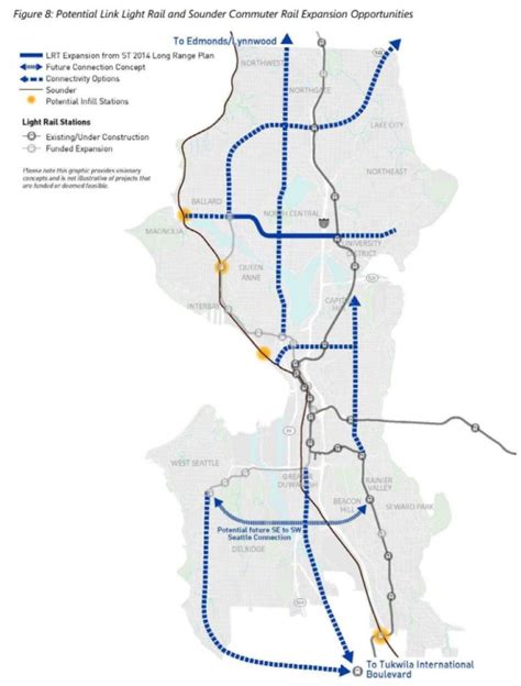 Light Link Rail Seattle Map