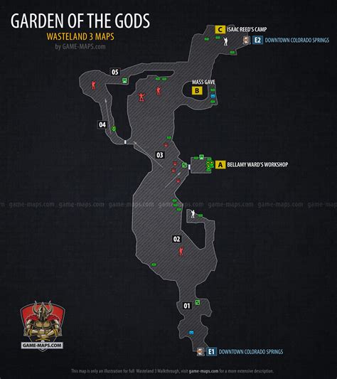 Map Garden Of The Gods