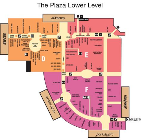 Map of King of Prussia Mall