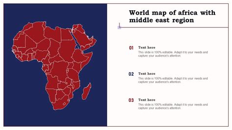 Map of Africa and Middle East