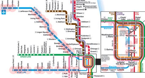 Map Of Blue Line Chicago