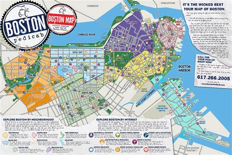 Examples of MAP implementation in various industries Map Of Boston For Tourists