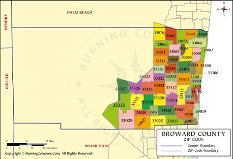 Map of Broward County Zip Codes