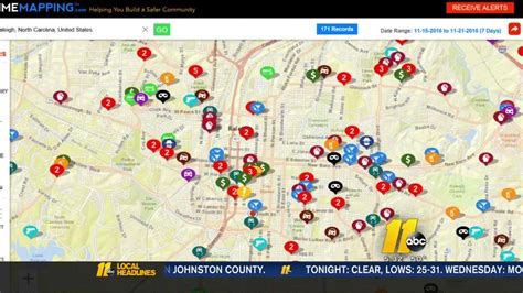 Map of crimes near me
