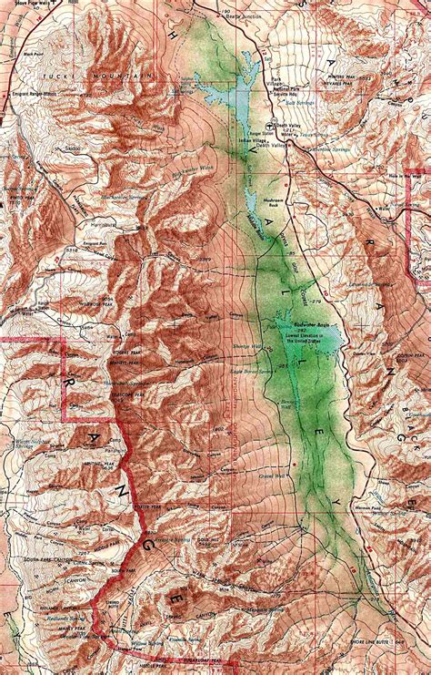 Map Of Death Valley National Park