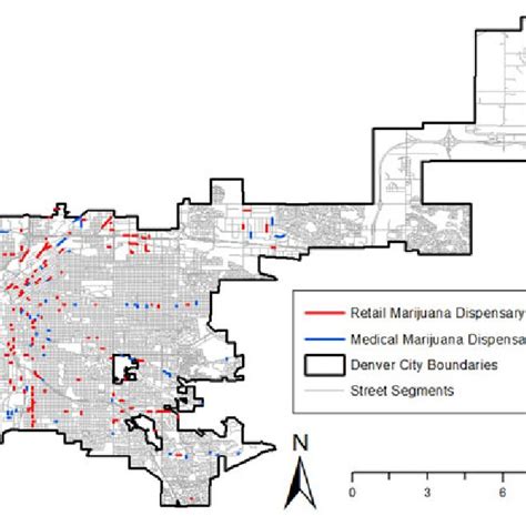 Map of Dispensaries in Colorado