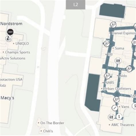 Map of Garden State Plaza