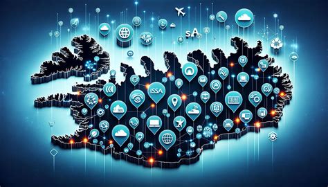 Greenland and Iceland Map