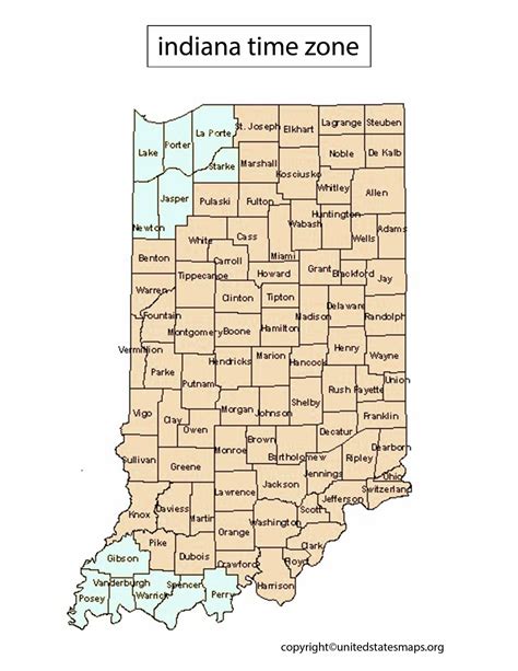 Examples of MAP implementation in various industries Map Of Indiana Time Zones
