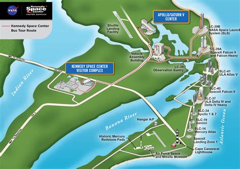 Kennedy Space Center Map