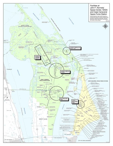 Kennedy Space Center Map