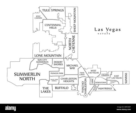 Map of Las Vegas Neighborhoods