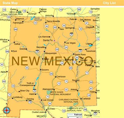 Examples of MAP Implementation in Various Industries Map of New Mexico Taos