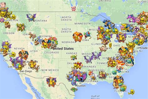 Map of Pokemon Go Stops