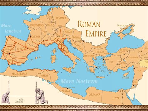 Map of Roman Empire at Its Height