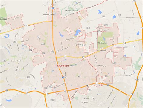 Examples of MAP implementation in various industries Map Of Round Rock Tx