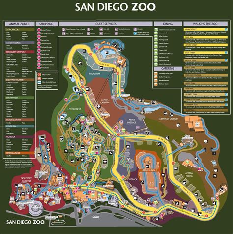 San Diego Zoo Map