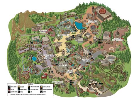 Map of Silver Dollar City