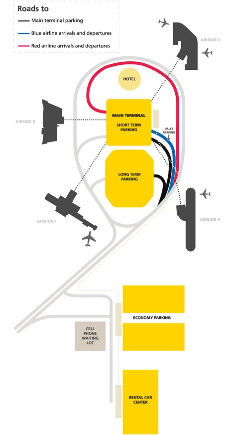 Map of Tampa International Airport