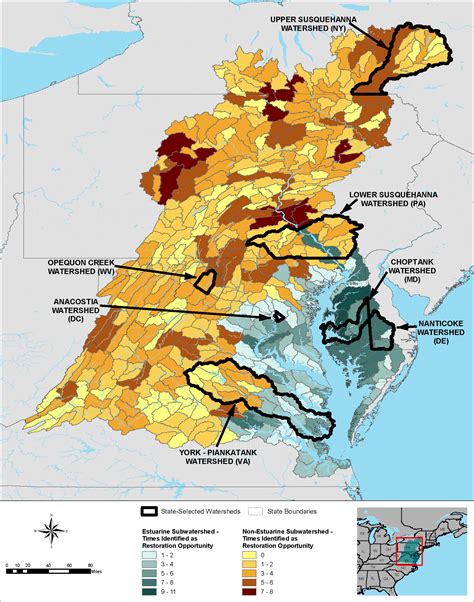 Map of Chesapeake Bay