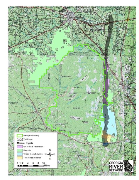 Map of the Okefenokee Swamp