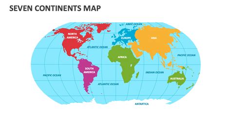 Map of the Seven Continents