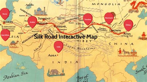 Map of the Silk Road
