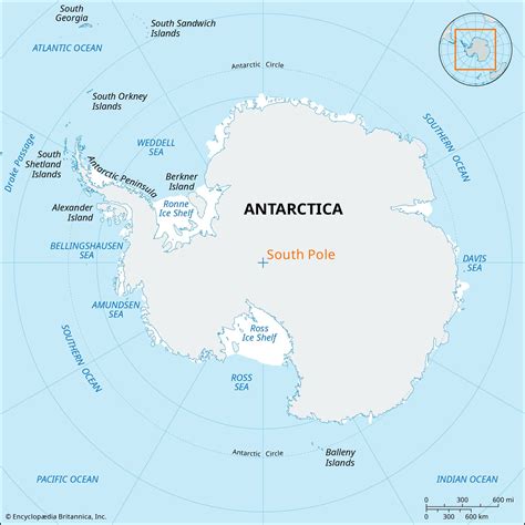 Map Of The South Pole