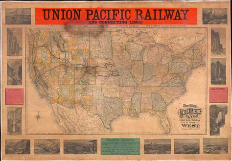 Map of Union Pacific Railroad