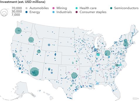 Examples of MAP implementation in various industries Map Of Usa East Coast