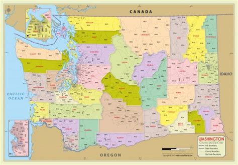 Map of Washington State Zip Codes
