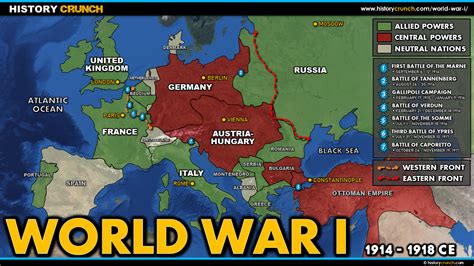 Map of World War 1
