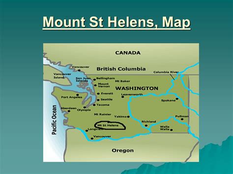 Examples of MAP implementation in various industries Map To Mt St Helens