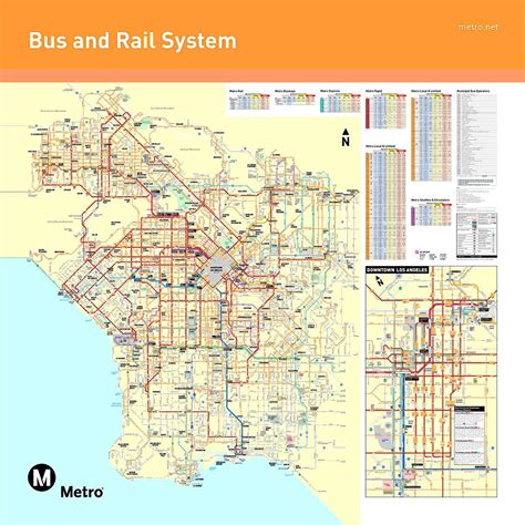 Metro in Los Angeles Map