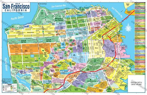 Neighborhood Map of San Francisco