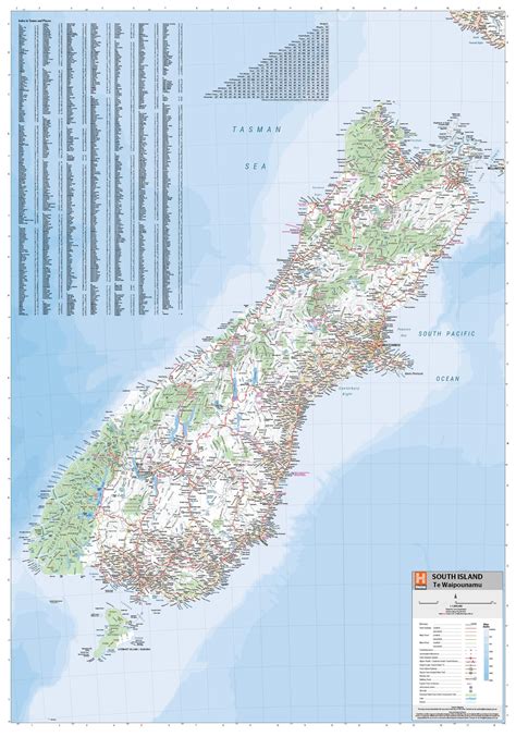 Map of New Zealand's South Island showing examples of MAP implementation in various industries