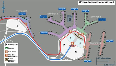 O Hare Terminal 1 Map