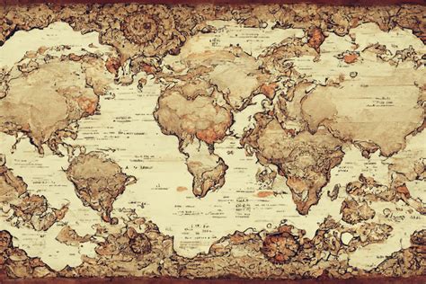Old Map of the World