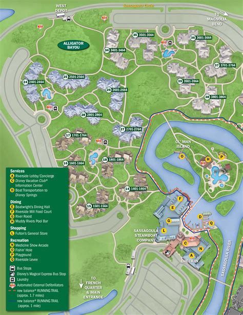 Resort Map of Disney World