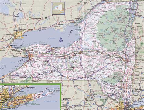 Map of New York State