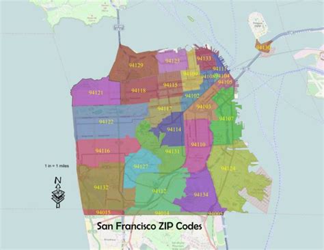 San Francisco Zip Code Map