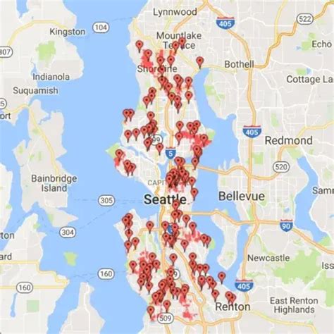 Seattle City Light Outage Map