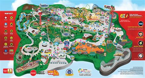Six Flags Magic Mountain Map