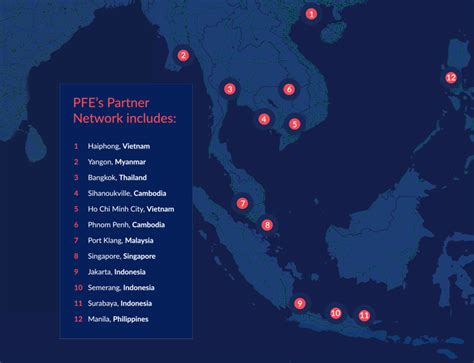 South East Asia Countries Map with Examples of MAP Implementation in Various Industries