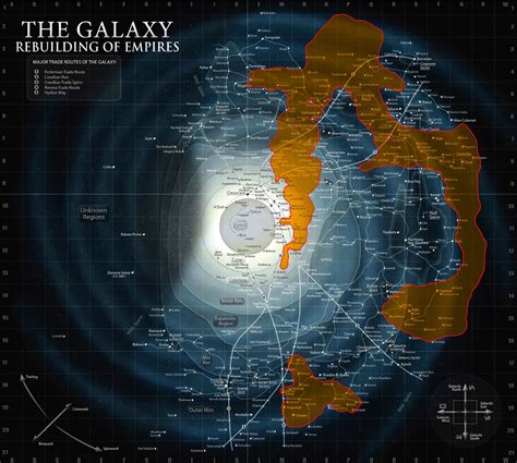 Star Wars Map of the Galaxy