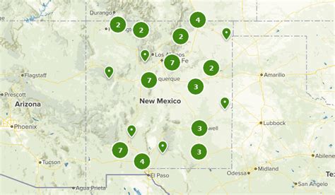 State Parks in New Mexico Map