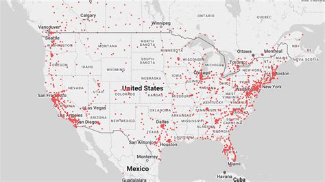 Tesla Charging Stations Map