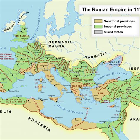 Ancient Rome Empire Map
