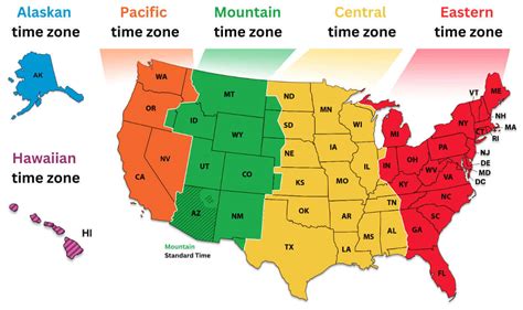 Time Zone Map New York